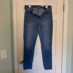 American Eagle AEO high rise blue jegging; size 18 long